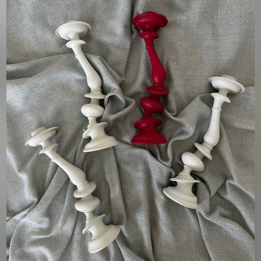 Set of 4 | Areaware Distortion Candlestick Designed by Paul Loebach